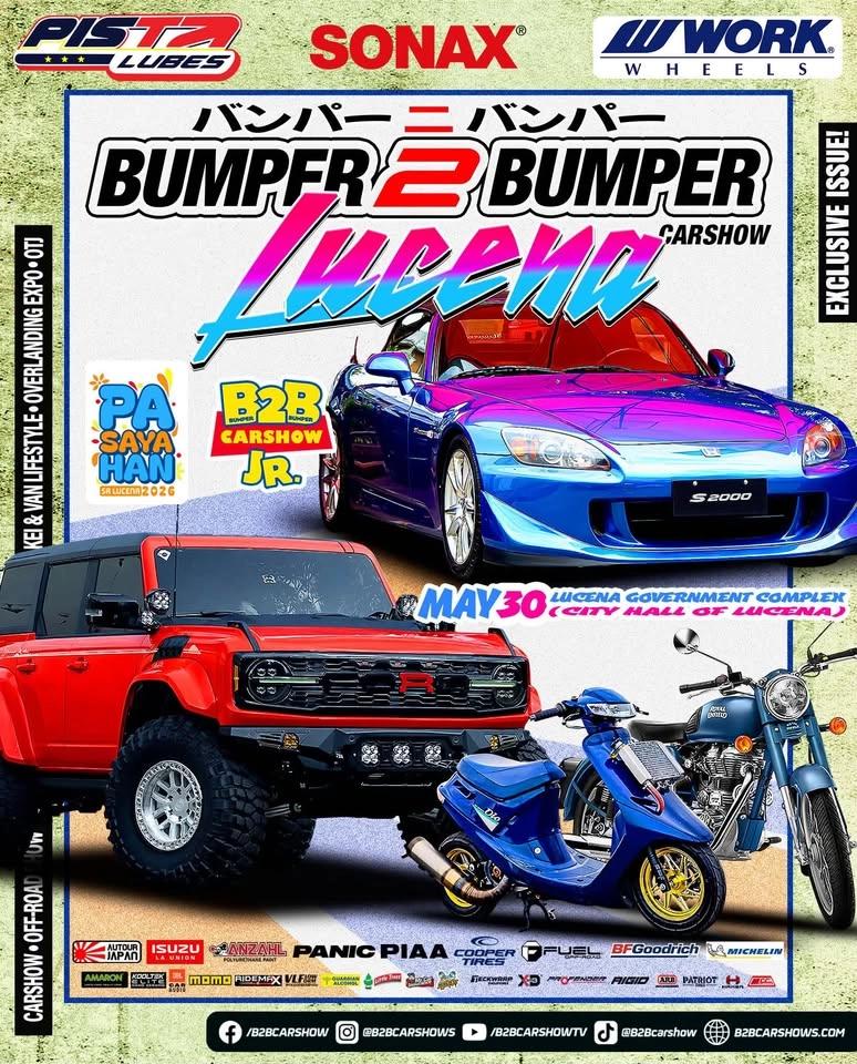 Lucena: Bumper 2 Bumper Carshow x Off-Road Show x Bike 2 Bike Show