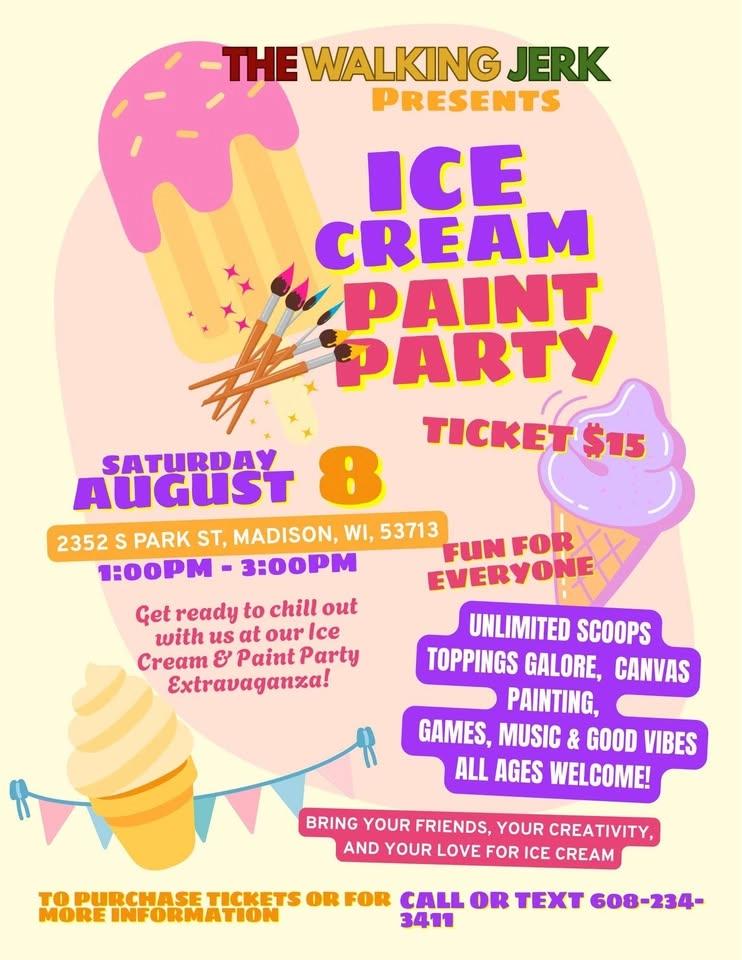 Ice Cream and Paint Party