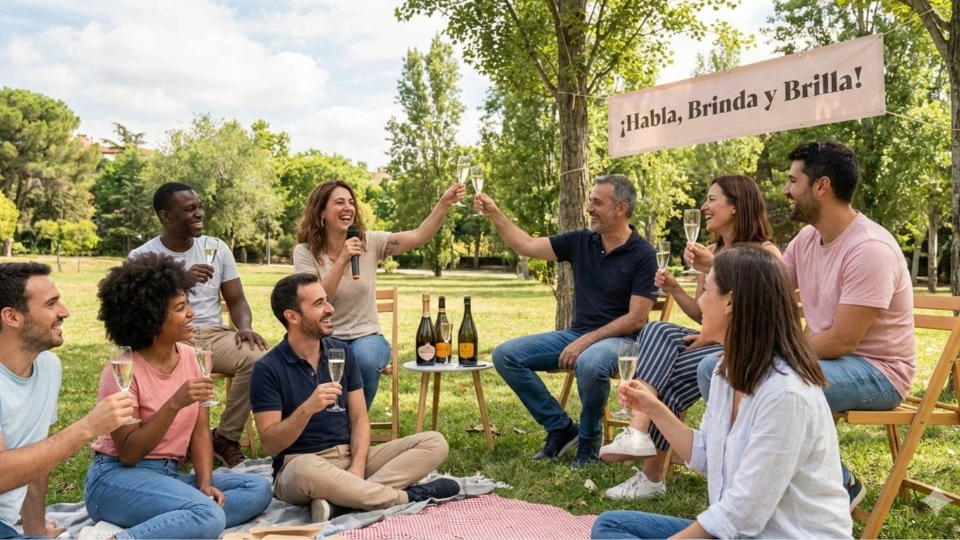 🥂 ¡Habla, Brinda y Brilla! 🥂