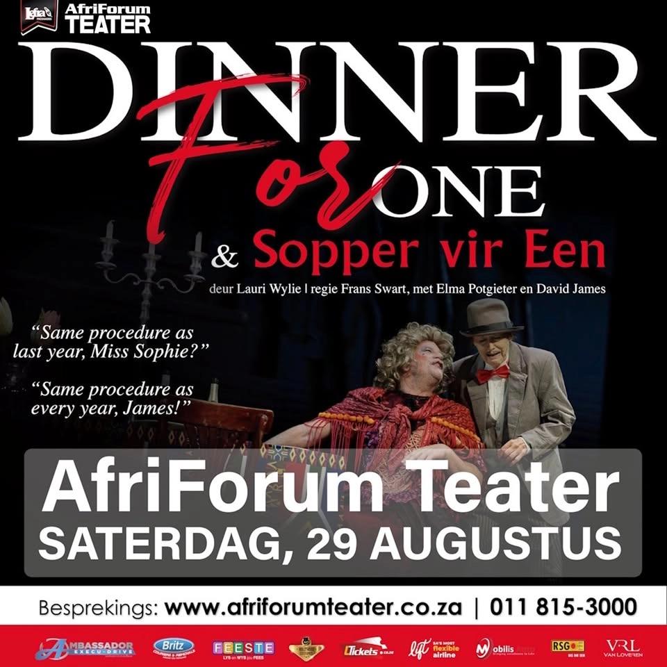 Dinner for One/Sopper vir Een || AfriForum Teater