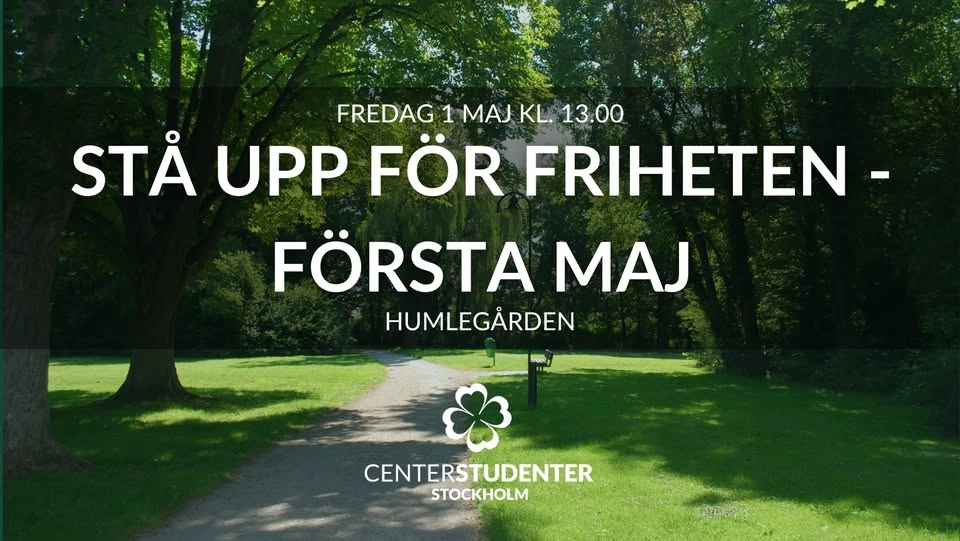 STÅ UPP FÖR FRIHETEN - FÖRSTA MAJ