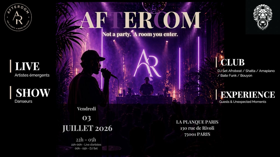 Afteroom - 1ere Edition