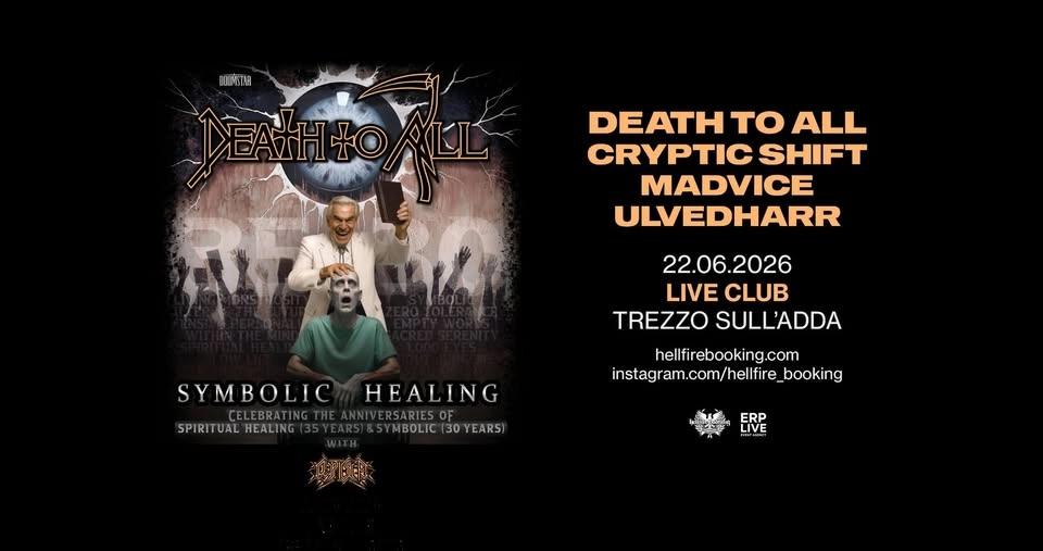 Death To All, Cryptic Shift, Madvice e Ulvedharr | Live Club, Trezzo sull'Adda (Milano)
