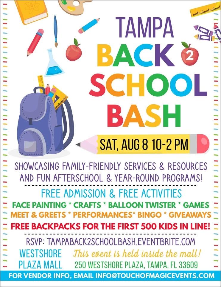 Tampa Back 2 School Bash presented by Imagine Ortho Studio