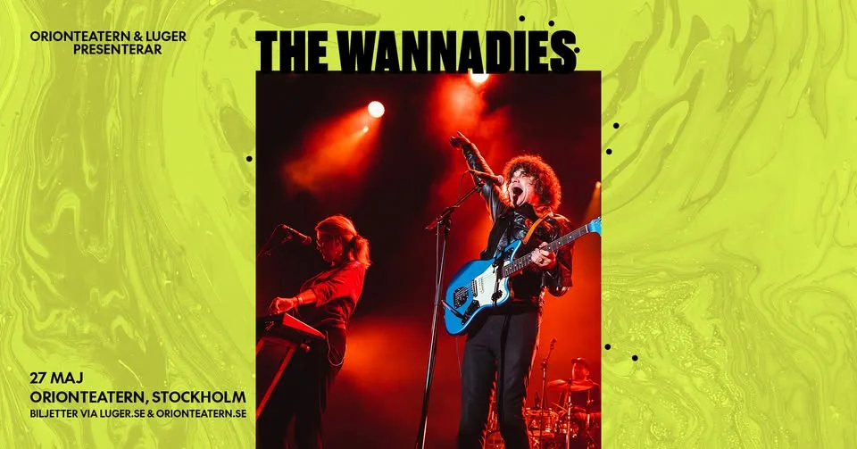 The Wannadies | 27 maj | Orionteatern, Stockholm
