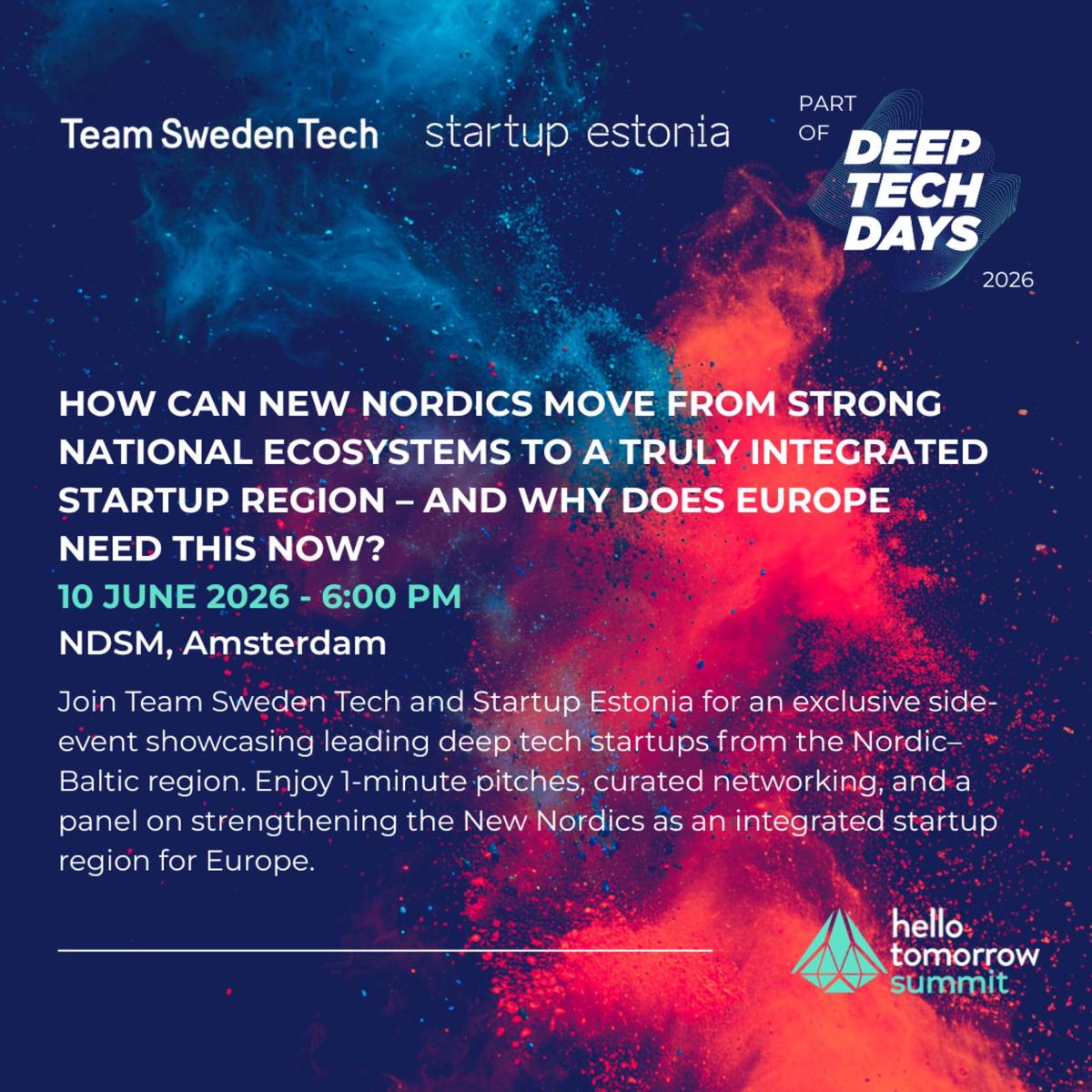 How can New Nordics move from strong national ecosystems to a truly integrated startup region – and why does Europe need this now?