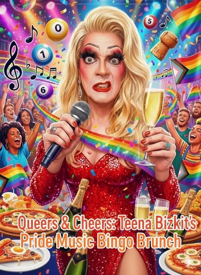 Queers & Cheers: Teena Bizkit’s Pride Music Bingo Bottomless Brunch