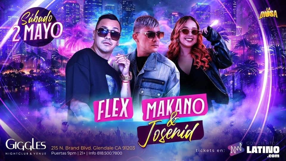 Flex, Makano & Josenid en Los Angeles