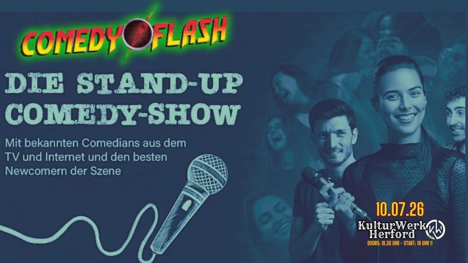 COMEDYFLASH im Juli - KulturWerk Herford