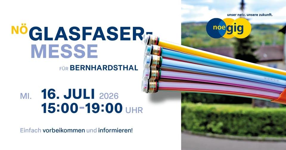 Glasfasermesse für Bernhardsthal