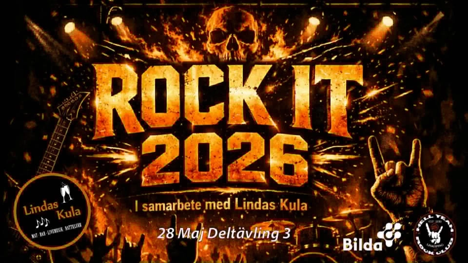 ROCK IT DELTÄVLING 3 28 MAJ LINDAS KULA