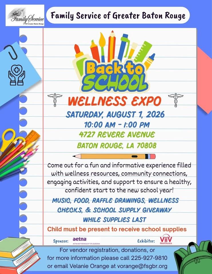Back To School Helath and Wellness Expo