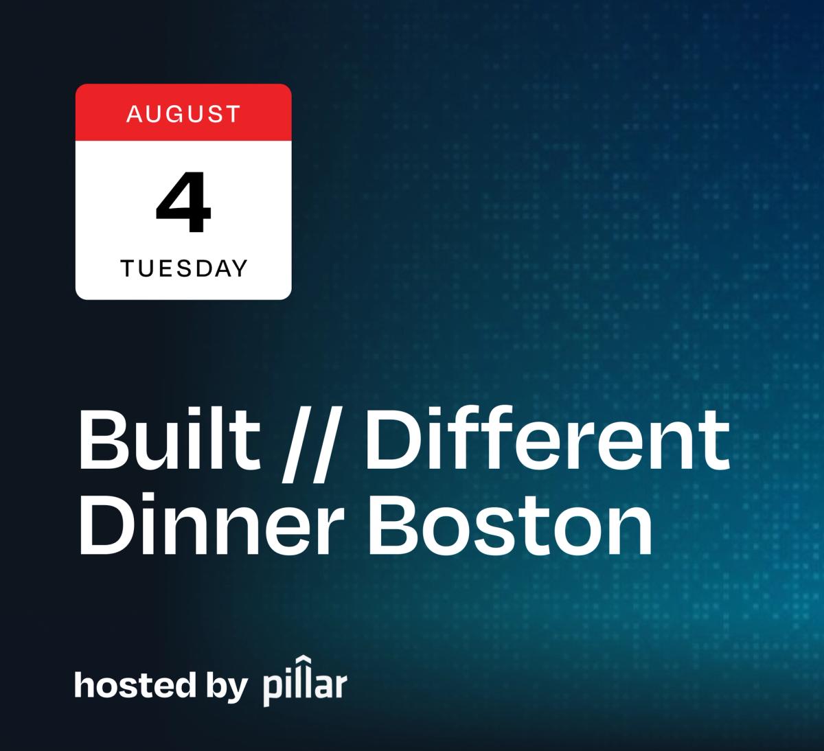 Built // Different Dinner: Boston