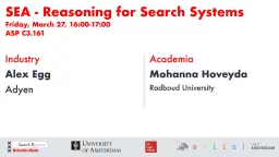 SEA: Search Engines Amsterdam