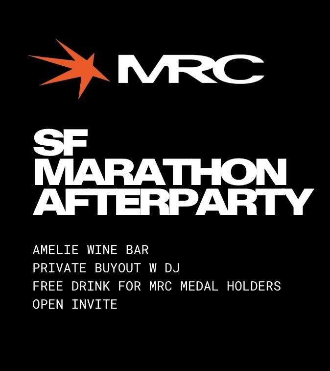 MRC x SF Marathon Afterparty @ Amelie