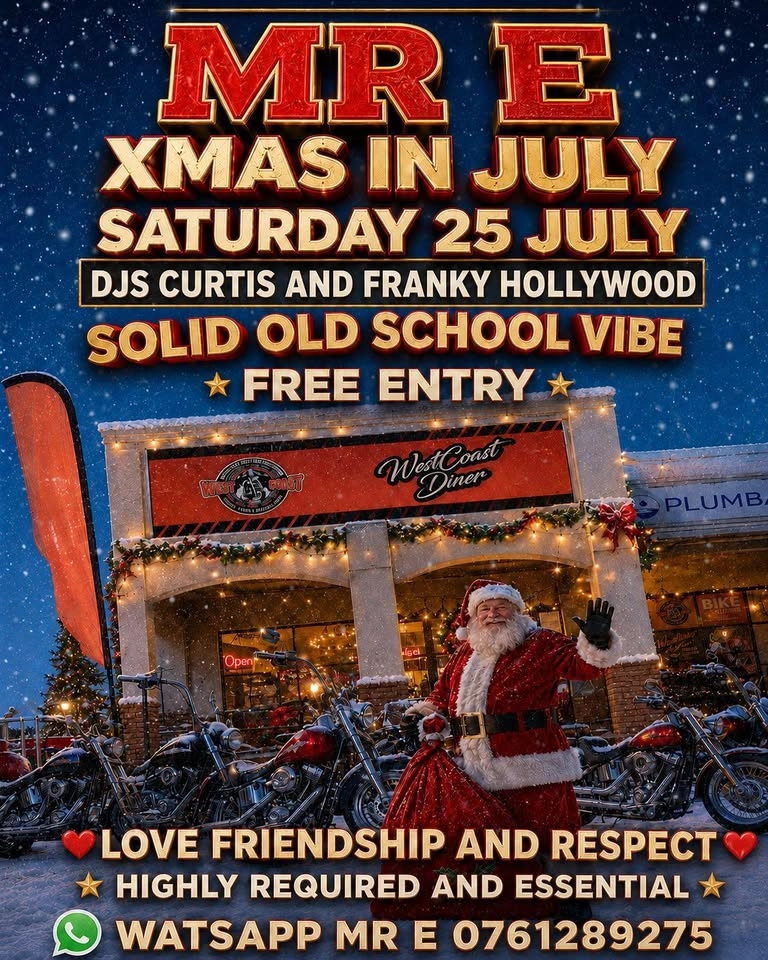 MR E XMAS IN JULY WITH THE DANCING SANTA