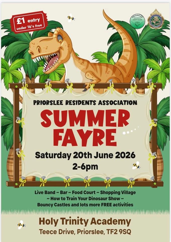 Priorslee Residents Association Summer Fayre 2026