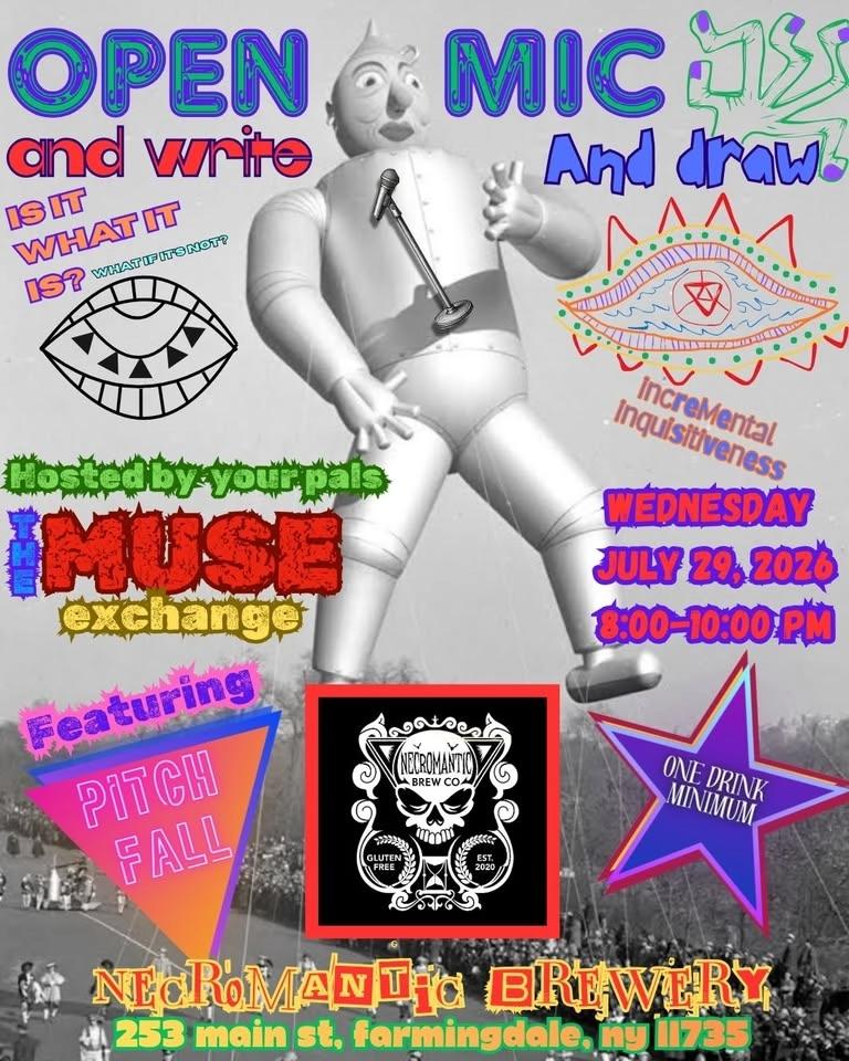 Open Mic and Write and Draw at Necromantic Brew Co!