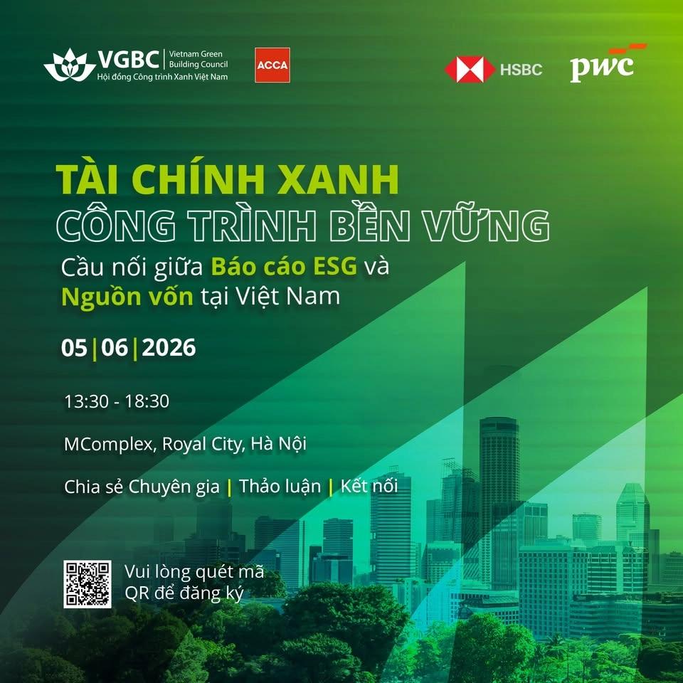 Tài chính Xanh cho Công trình Bền vững: Cầu nối giữa Báo cáo ESG và Nguồn vốn tại Việt Nam