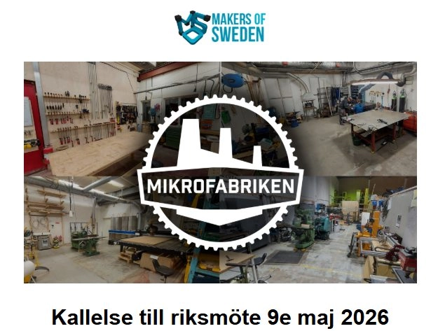 Årsmöte i Makers of Sweden 2026