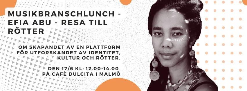 Musikbranschlunch - EFIA ABU om projektet "Resa till Rötter".