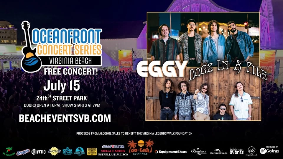 Oceanfront Concert Series: Eggy & Dogs In a Pile