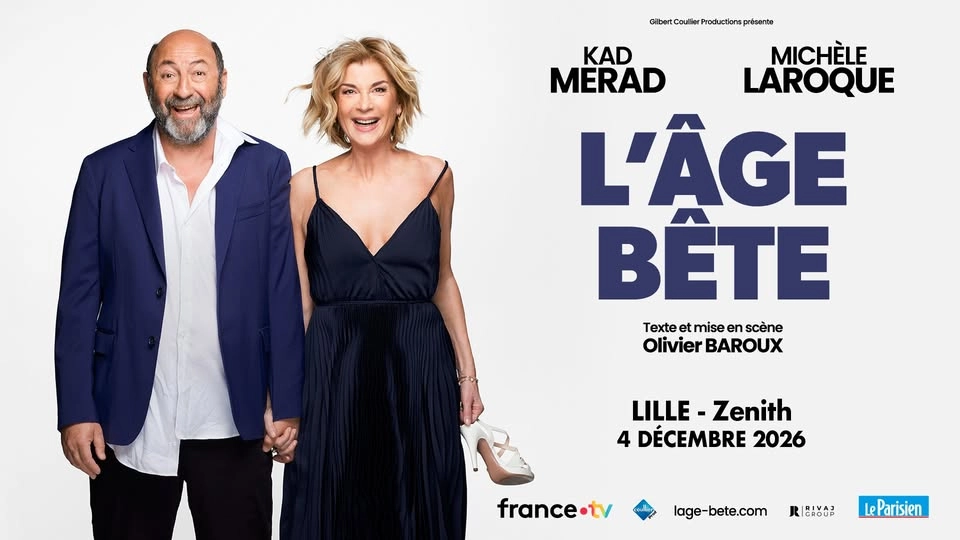 L'âge Bête • Michèle Laroque & Kad Merad • Zénith, Lille