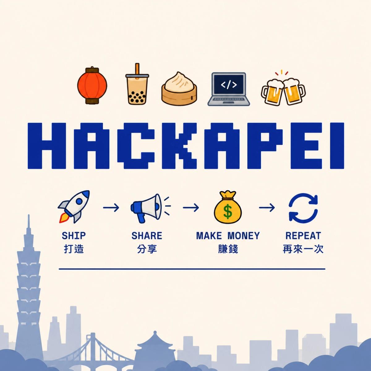Hackapei - weekly co-working & demos 🚀📈💰🔁