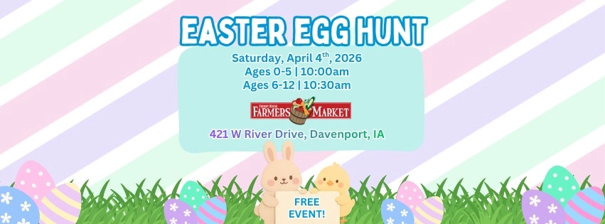 Easter Egg Hunt at the Freight House Farmers Market