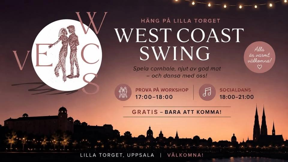 West Coast Swing på Lilla Torget – Gratis prova på & socialdans!