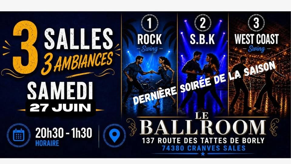 SOIRÉE ROCK N SWING / S.B.K / WEST COAST / 3 SALLES & 3 AMBIANCES