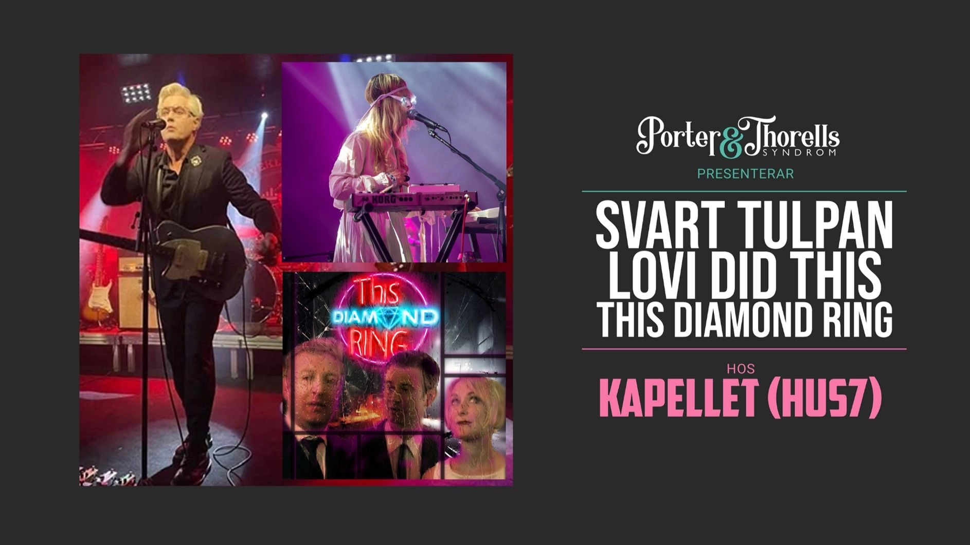 SVART TULPAN - LOVI DID THIS! - THIS DIAMOND RING live!