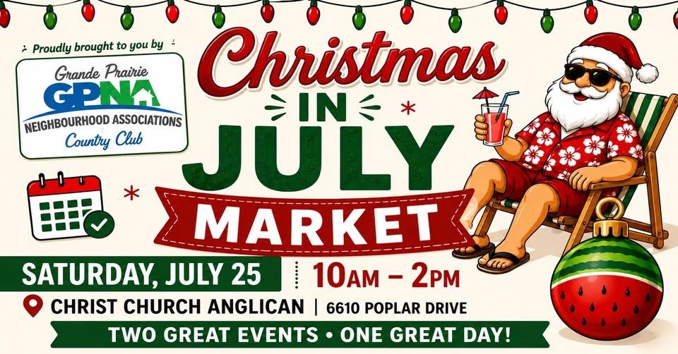 πβοΈ Christmas in July Market & Community BBQ + Tailgate Sale! βοΈπ