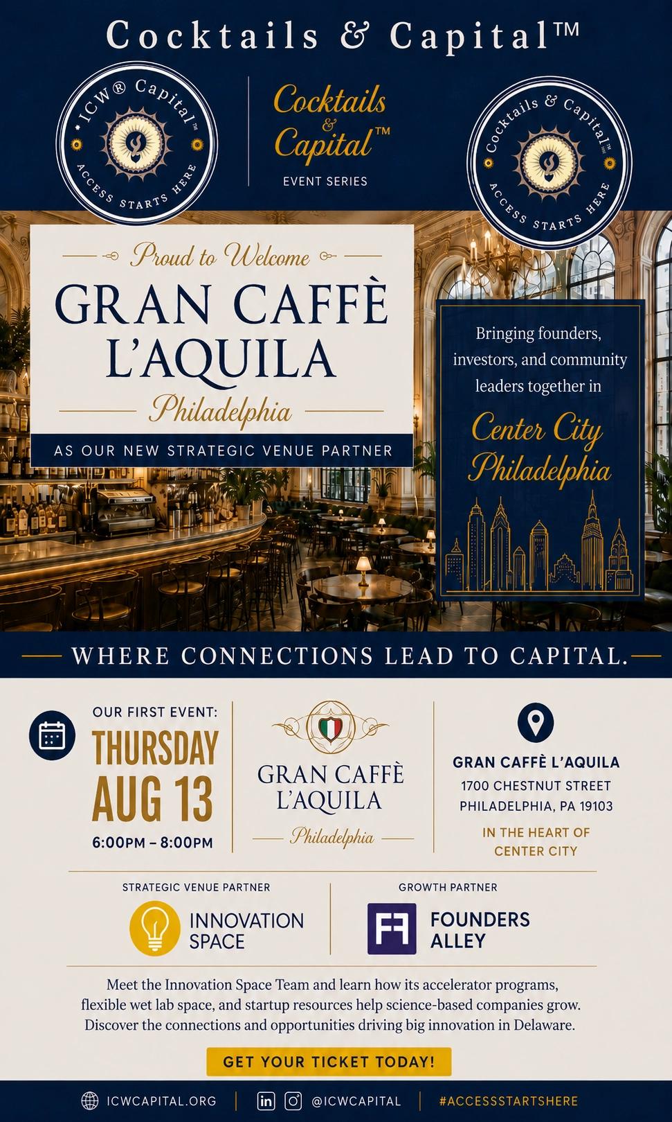 Cocktails & Capital™ Center City