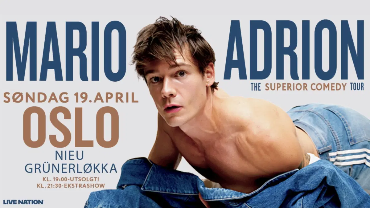 Mario Adrion The Superior Comedy Tour // UTSOLGT