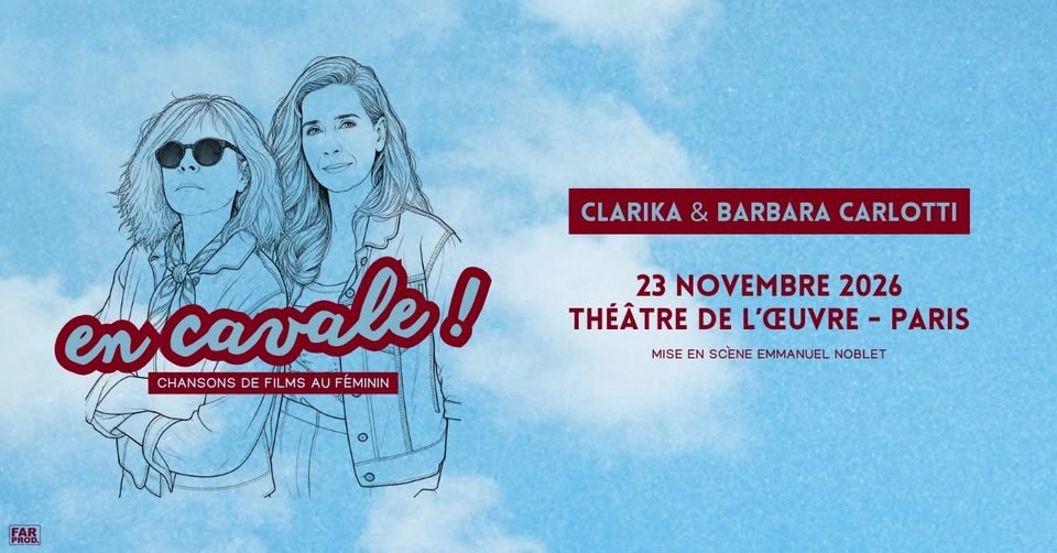 EN CAVALE // 23 NOVEMBRE 2026 // THÉÂTRE DE L'ŒUVRE