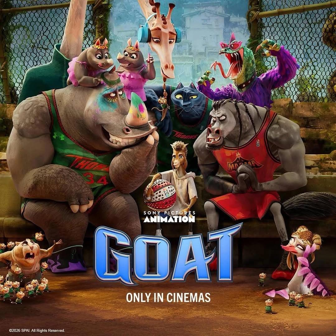 Utomhusfilmvisning: GOAT (2026)