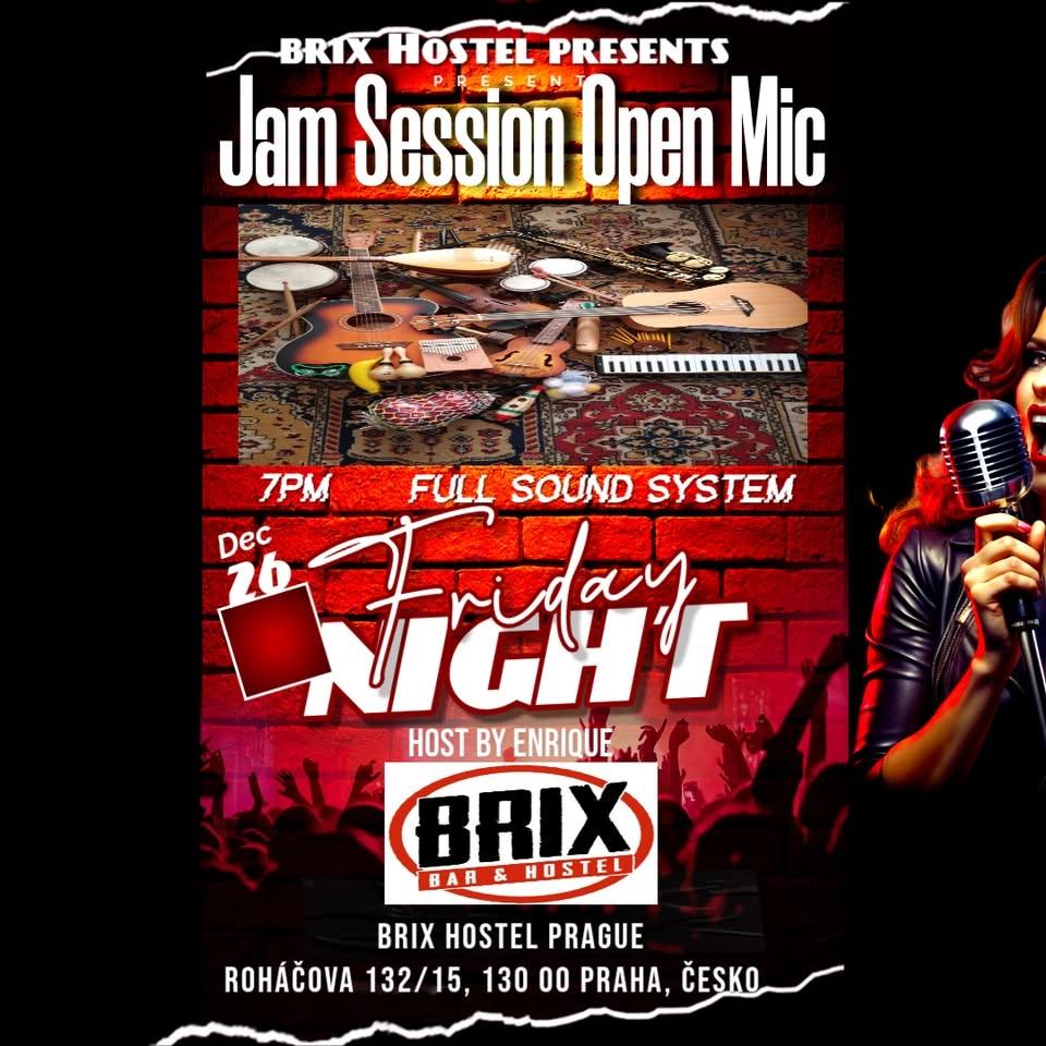 Friday Brix Jam session, open mic and Expats networking