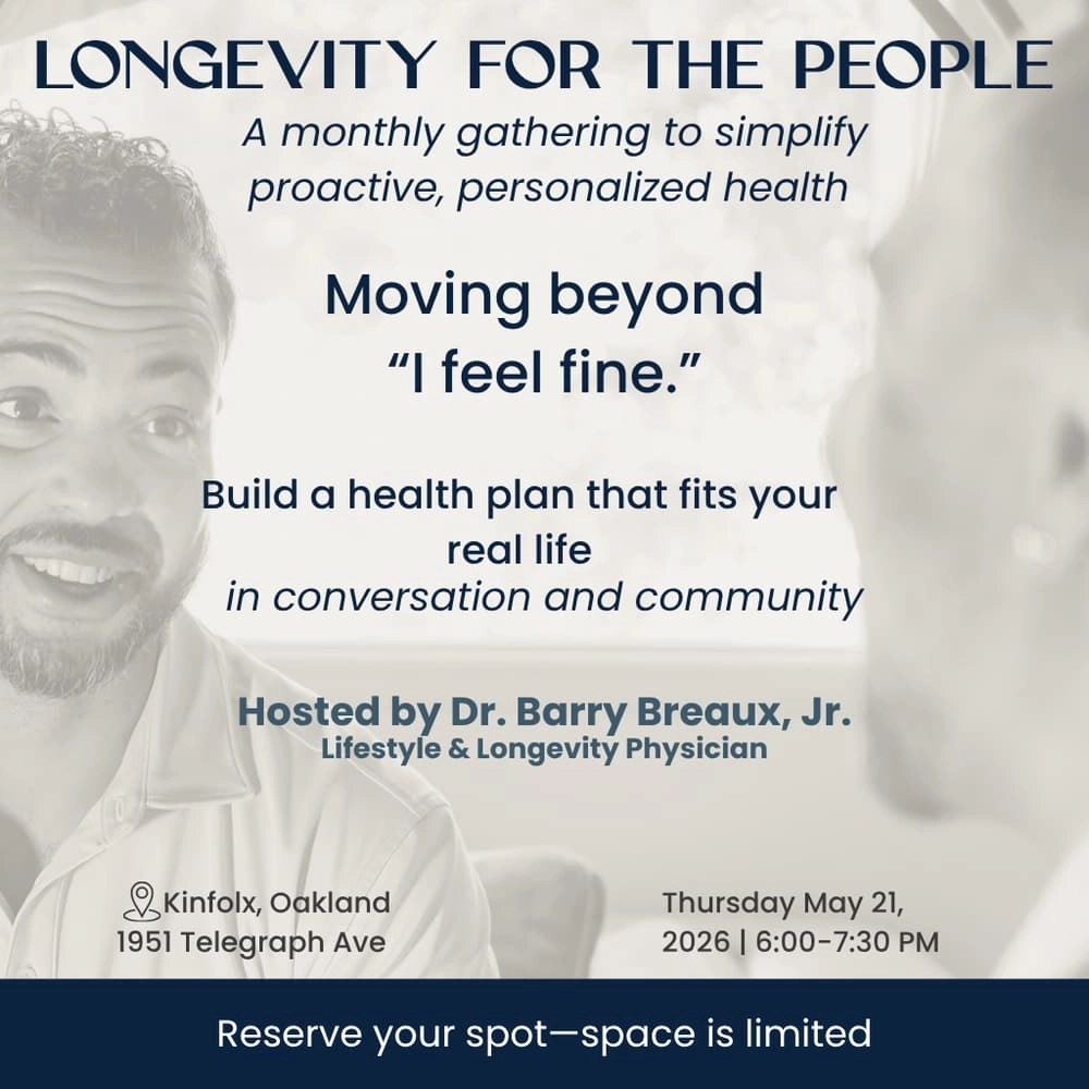 Longevity for the People (May '26) - A Proactive Community Health Series