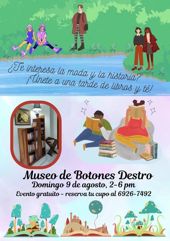 Tarde de libros. Cupos limitados. Para reservas, llamar al 6926-7492