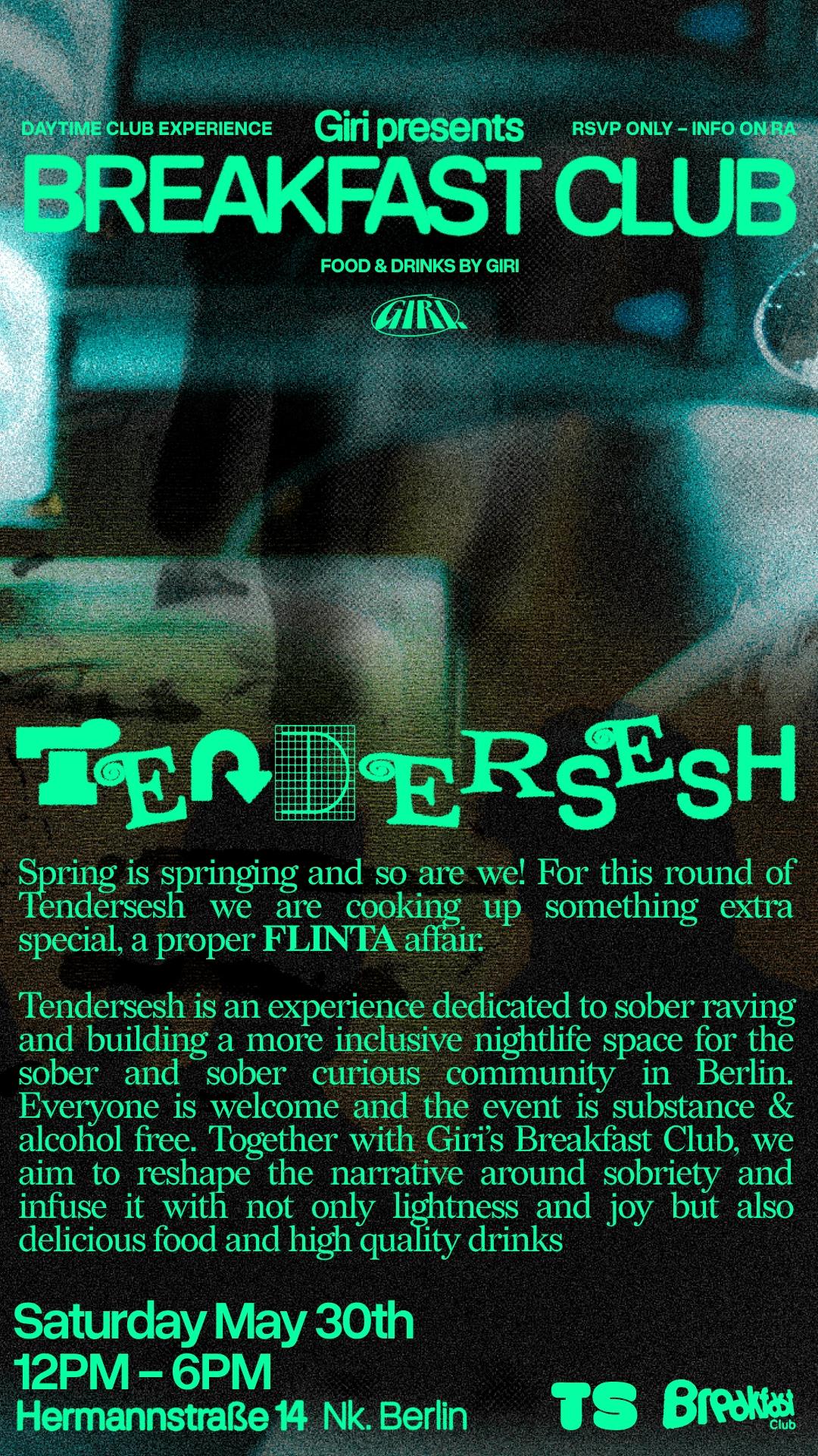 Breakfast Club x Tendersesh