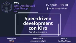 Hands-on con Kiro (Meetup #7)