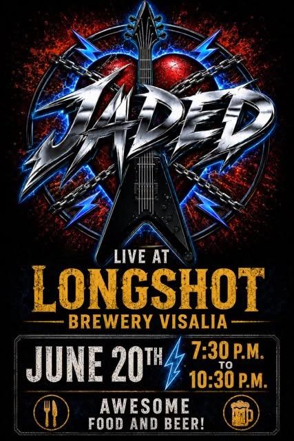 Jaded LIVE @ Long Shot Brewery - Visalia