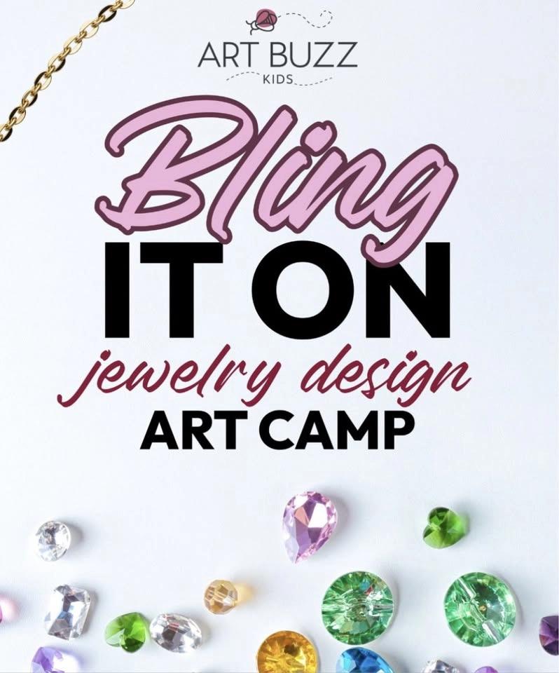 BLING IT ON! Jeans & Jewelry Kids Week Long Art Camp ON WHEELS At Jorge Farm!