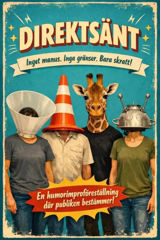 Direktsänt - Improvisationsteater