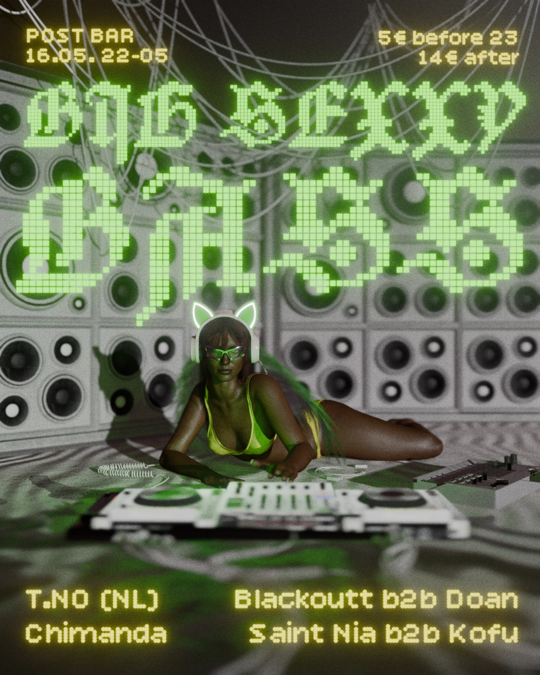 T.NO (NL), Chimanda, Blackoutt b2b Doan, Saint Nia b2b KOFU
