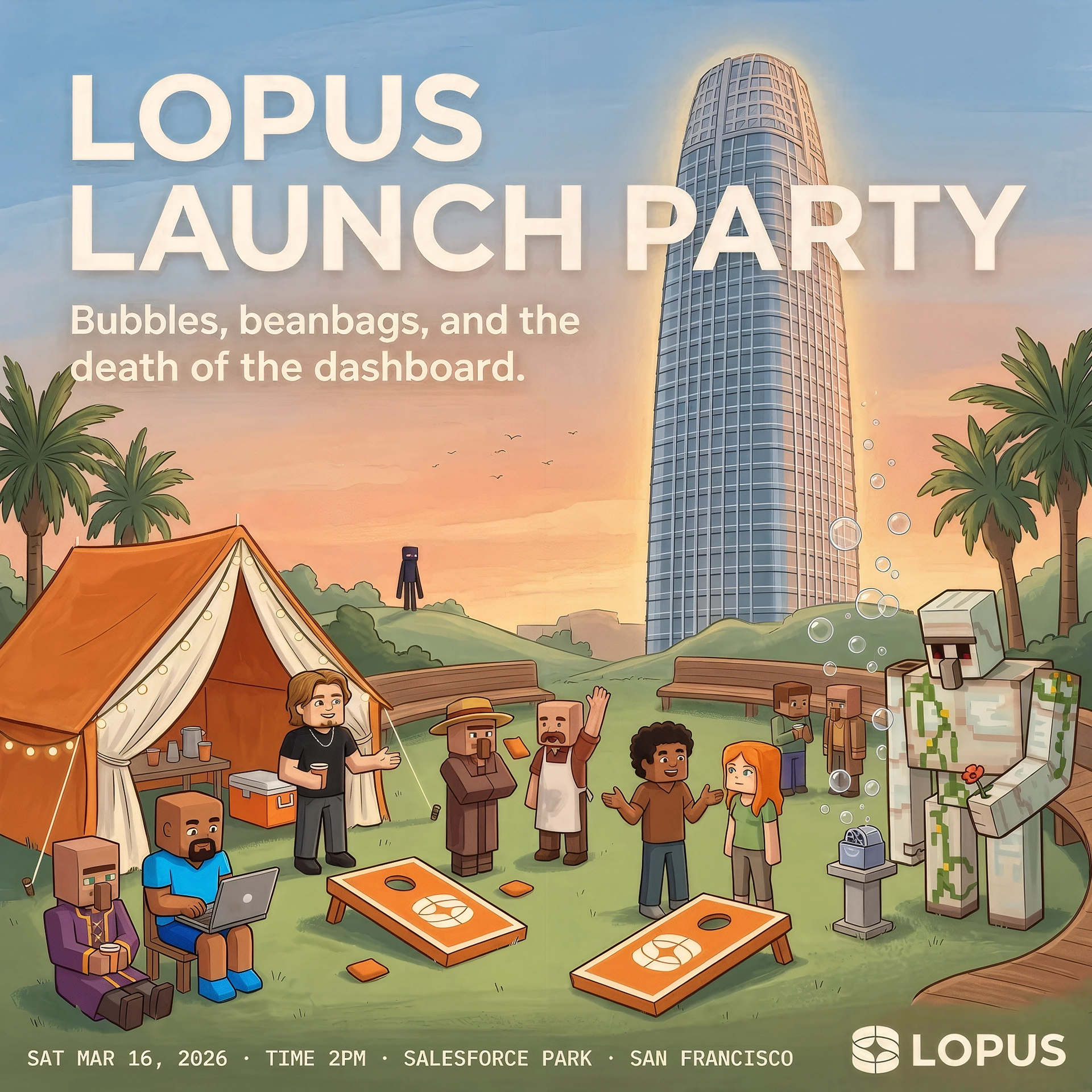 Lopus Launch Party @ Salesforce Park