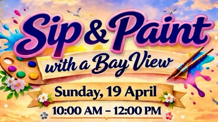 🐣 Easter Special – Sip & Paint with a Bay View ✨🎨