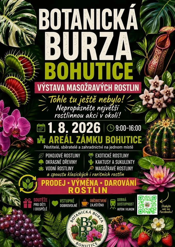Botanická Burza Bohutice + výstava masožravých rostlin