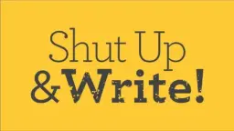 Shut Up & Write!® at the Glen Park Branch Library